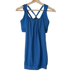 Lululemon Blue Triple-cross-strap Tank 8